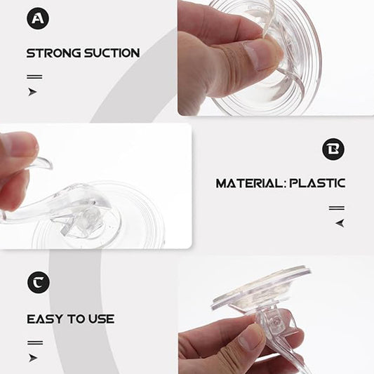 Plastic Suction Cup Hook (1 Pc)