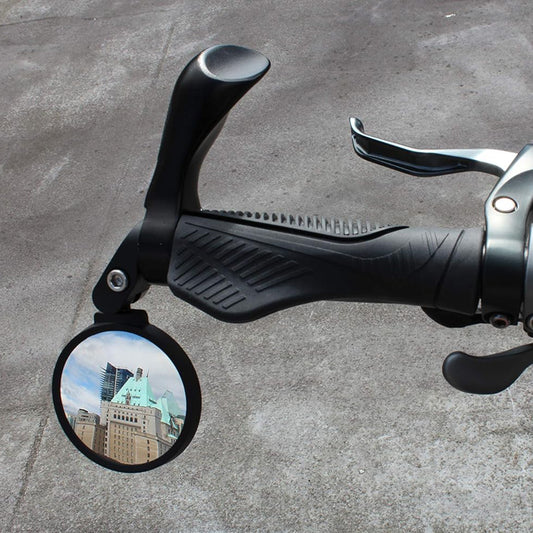 8505 Bar End Bike Mirror Safe Rearview Mirror 360 Rotatable Foldable Safety Bicycle Rear View Mirror Mirror Durable Bike Mirror (1 Pc)
