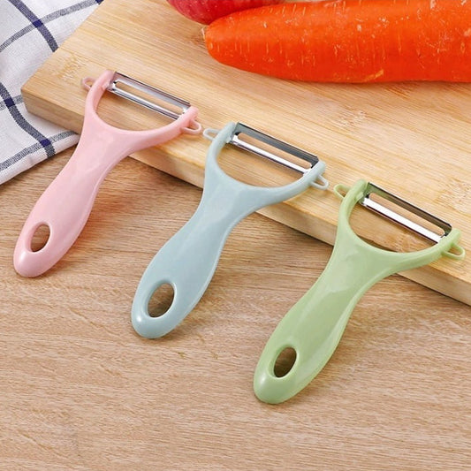 5207 Plastic Kitchen Peeler - Green Classic Stainless Steel 3-piece Knife Set Combo