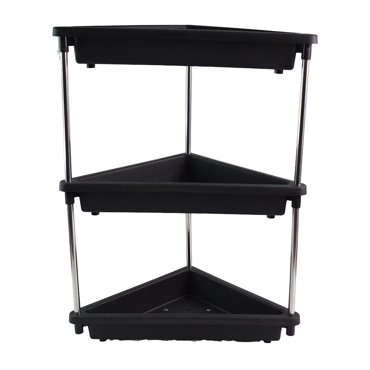 3-layer Multipurpose Plastic Corner Storage Rack