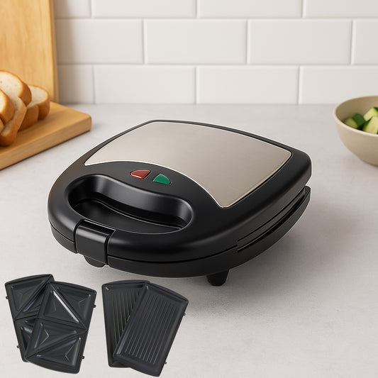 Orbit Sandwich Maker With Interchangeable Plates (800w 1 Pc)