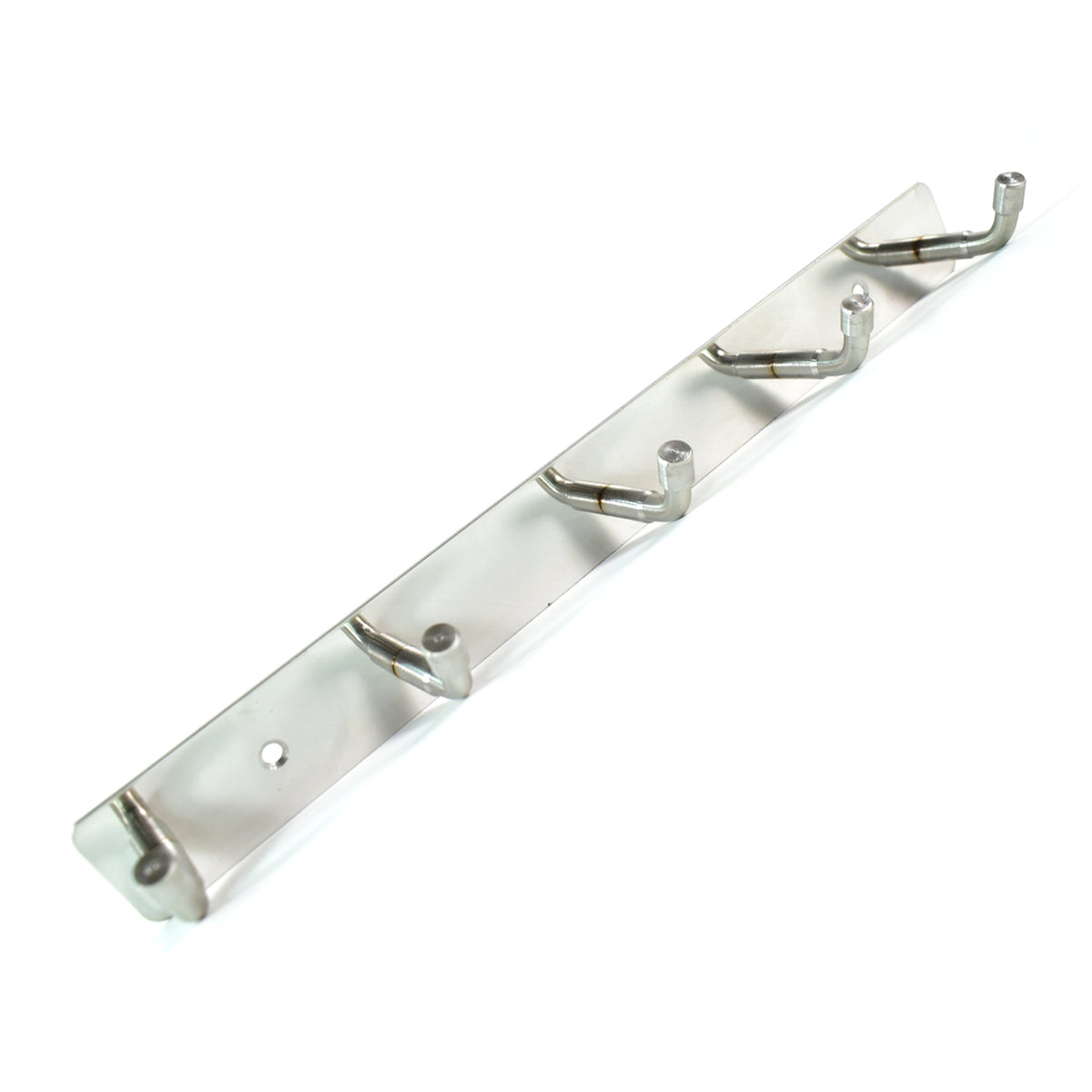 Stainless Steel Wall Mounted Coat 5 Hook Rack (26x3 1 Pc)