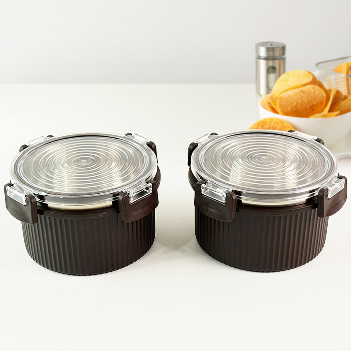 Apex Rustic Jar Set 2 Pcs 450ml Each Approx