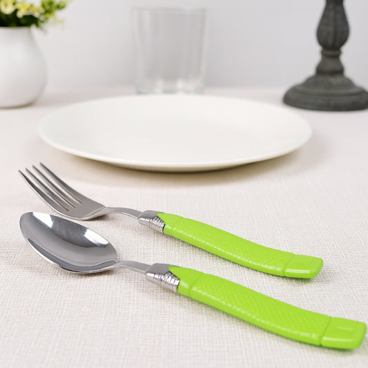 Supermom Premium Fancy Cutlery Set With Holder (24 Pc Set)