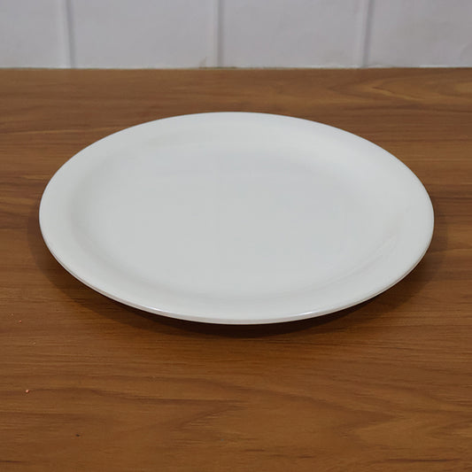 Plastic Round Dinner Serving Plate 23 Cm (1 Pc)