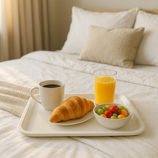 Plastic Serving Tray Plate 40 30 Cm (1 Pc)