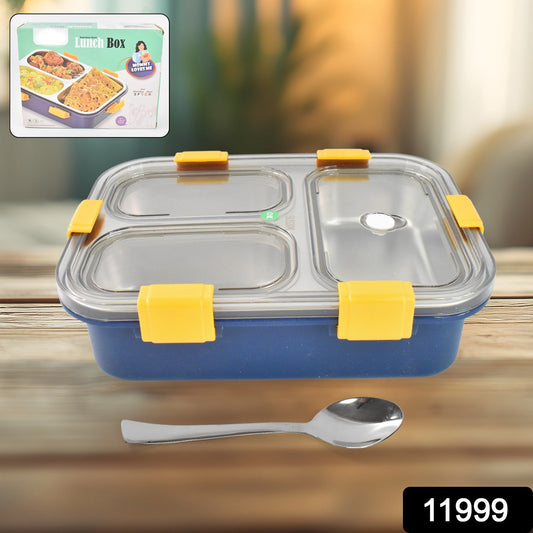 Leakproof lunch box compartments sealed with silicone rings