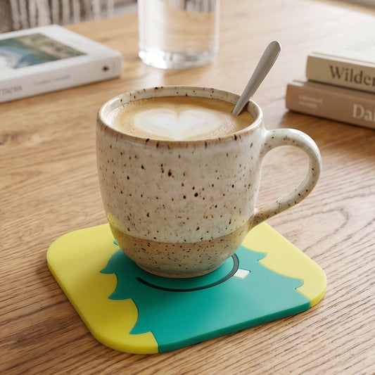 Silicone Coasters Fun Monster Design With Heat Resistance