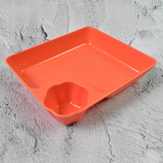 Plastic Plates With Dipping Saucer Round Dip Part (1 Pc 1816 Cm 1 Pc)