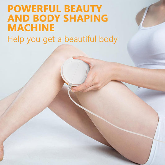 7293 Body Massager Shaping Machine Body Sculpting Massager With 3 Washable Pads Adjustable Speeds Electric Handheld Massager For Belly Waist Legs Arms Butt (1 Pc)