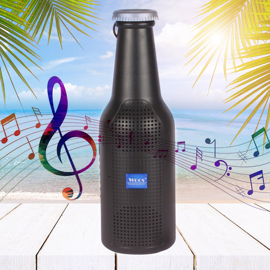 1289 Bottle Shape Bluetooth Speaker And Weatherproof Enhanced Wireless Usb Rechargeable Calling Fm Aux Usb Sd Card Support Portable Bluetooth Speaker With Rich Deep Bass