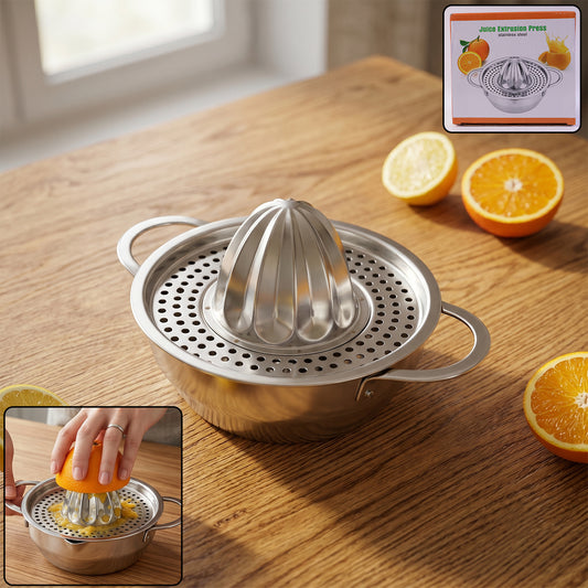 Stainless Steel Citrus Juicer Easy Manual Hand Press For Fresh Juice