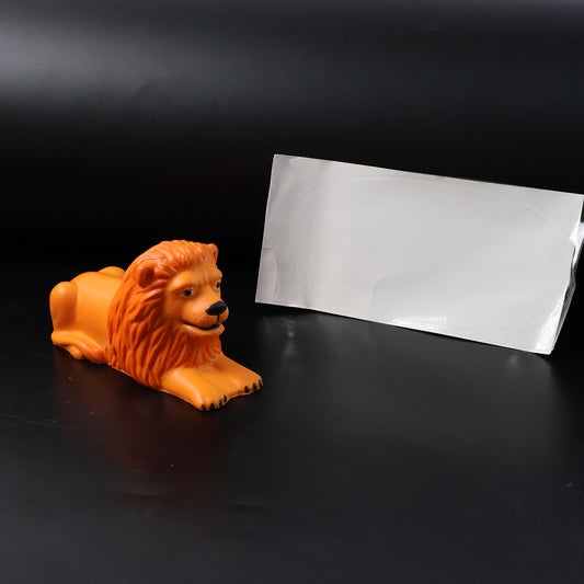 Premium Oranje Plak Leeuw Lion Car Dashboard Toy (1 Pc)