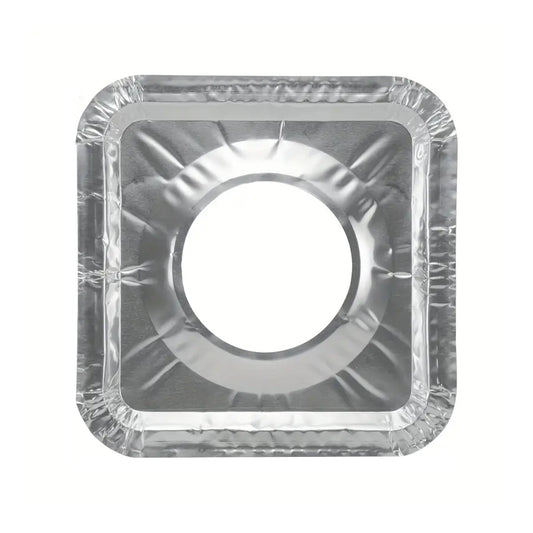 Aluminum Gas Stove Burner Protector Covers (10 Pc 23x23 Cm)