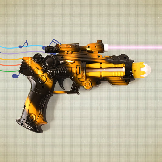 LED laser gun toy space blaster