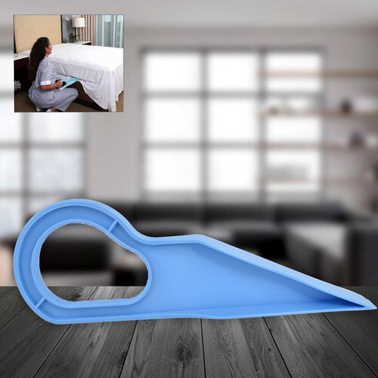 Ergonomic mattress lifter tool with curved handle for easy grip