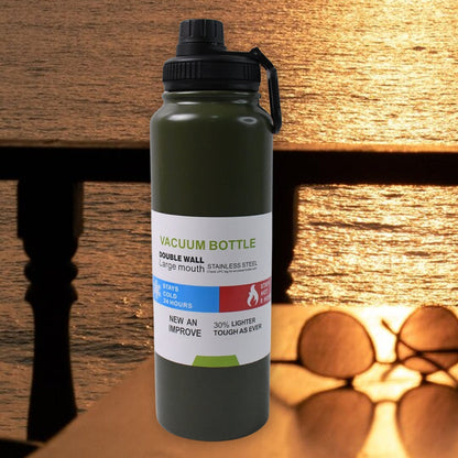 Vacuum insulated stainless steel water bottle 1000 ML in mixed colors