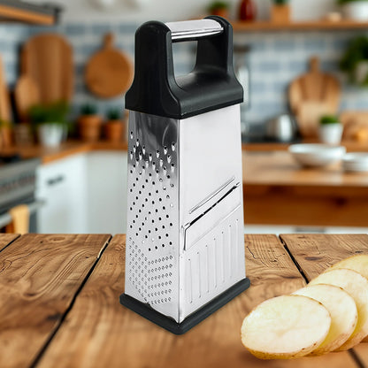 Close-up of Apex stainless steel 5-in-1 slicer blade detail