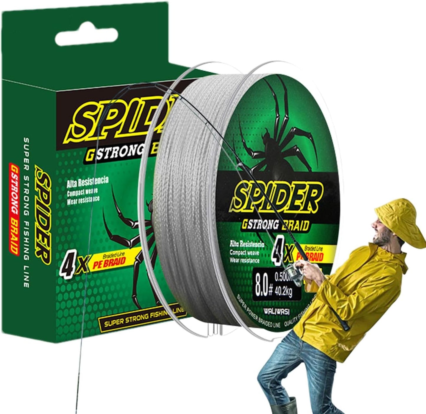 Ultra Trek braided fishing line for long range casting
