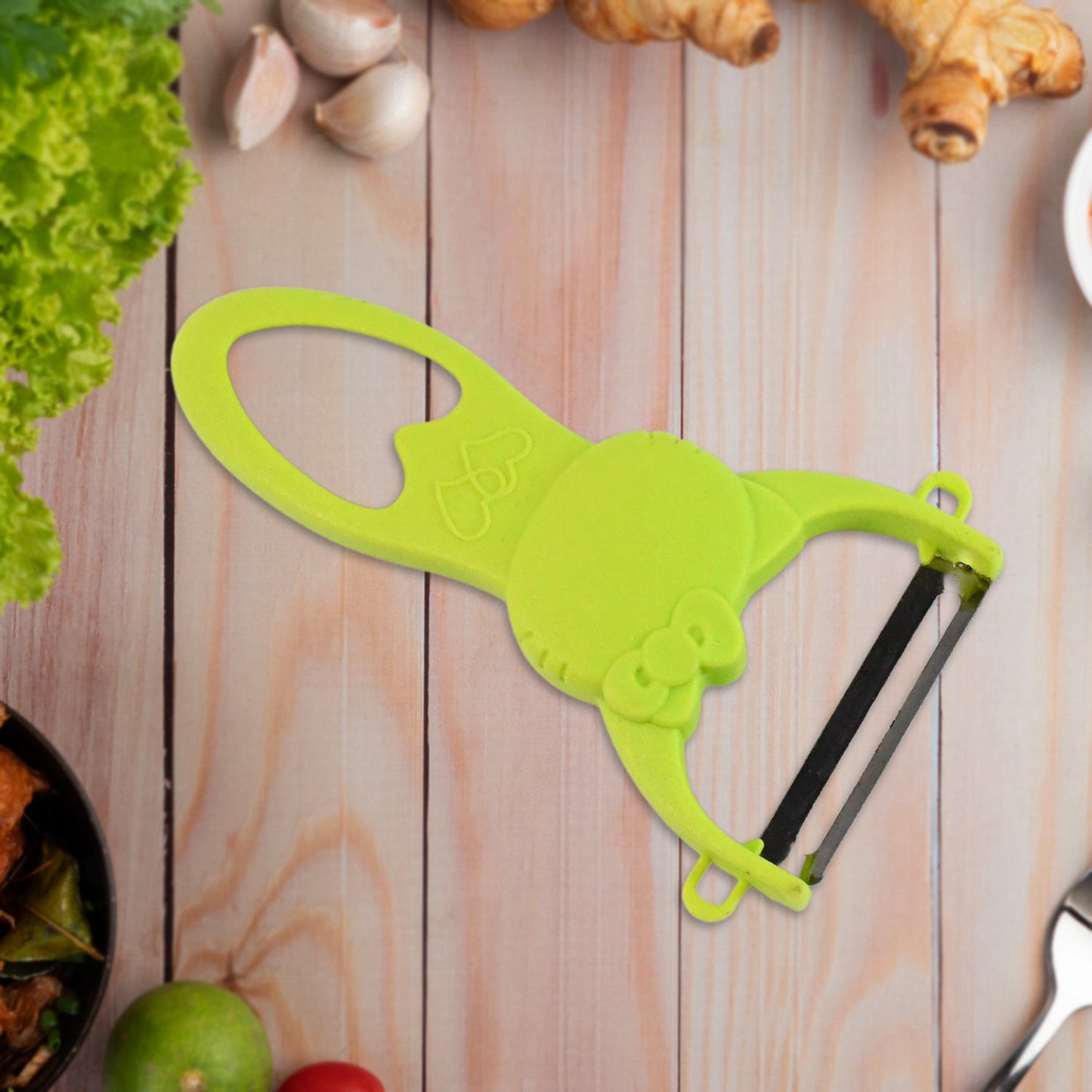 Multi-functional grater and slicer with stable base in kitchen cutting set