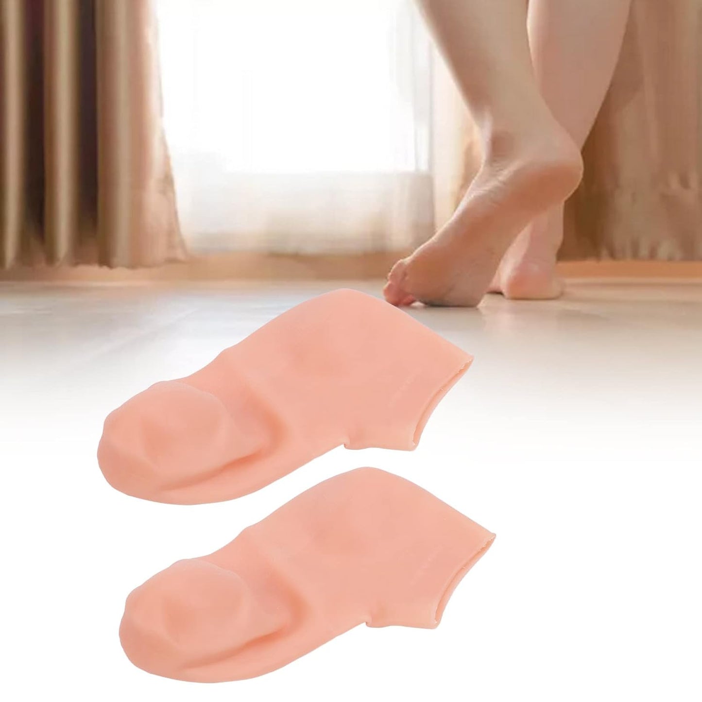 Silicone moisturizing socks softening dry cracked feet with aloe