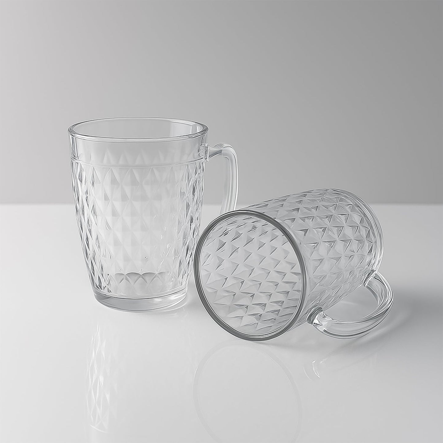 Detailed close-up of durable polycarbonate Mocktail Mug with spill-resistant rim