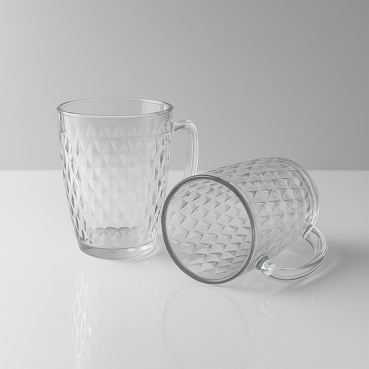 Detailed close-up of durable polycarbonate Mocktail Mug with spill-resistant rim