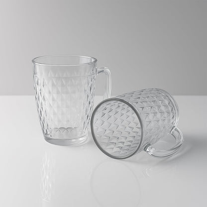 Detailed close-up of durable polycarbonate Mocktail Mug with spill-resistant rim