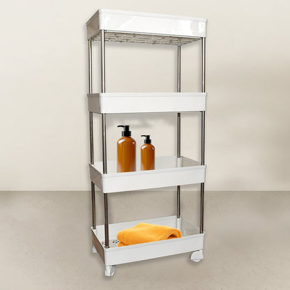 Easy access kitchen shelf 4 layer rack