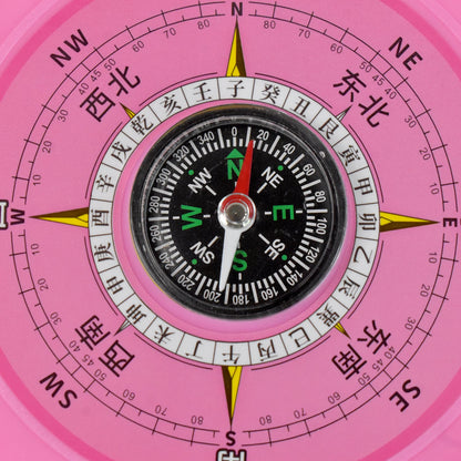 Compass and clock combo providing accurate direction and time tracking