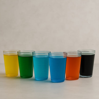 Close-up image of Plastic Ringo Glass featuring thick stable base for grip
