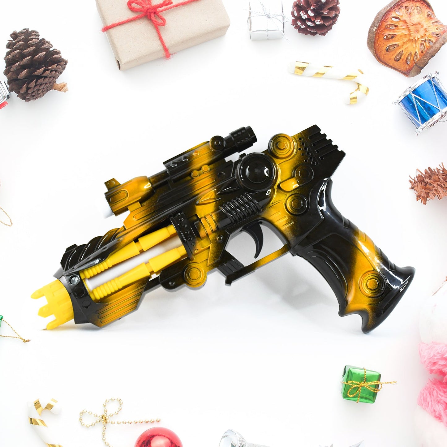 Laser gun toy white bg