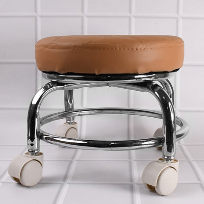 Premium rolling stool designed for pedicure and office use with cushioned seat