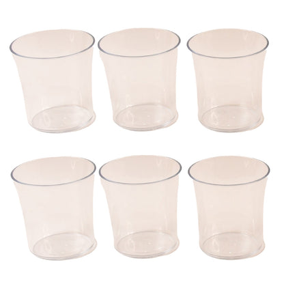 Daily use plastic glasses arranged in Apex Welcome Glass Set