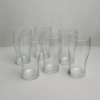 Vista quick pour pitcher glass set with clear, sturdy glasses