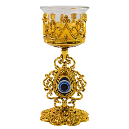 Radiant floral candle holder ideal as Diwali gift