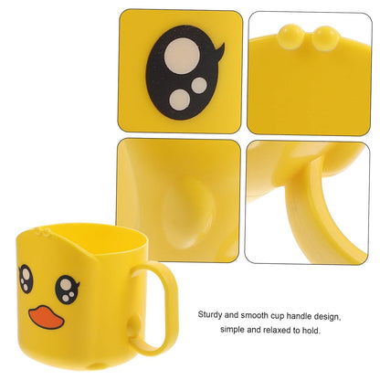 Toothie Tumbler plastic toothbrush cup in vibrant colors with handle