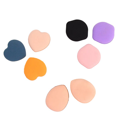 Mini finger powder puff demonstrating easy grip for makeup use