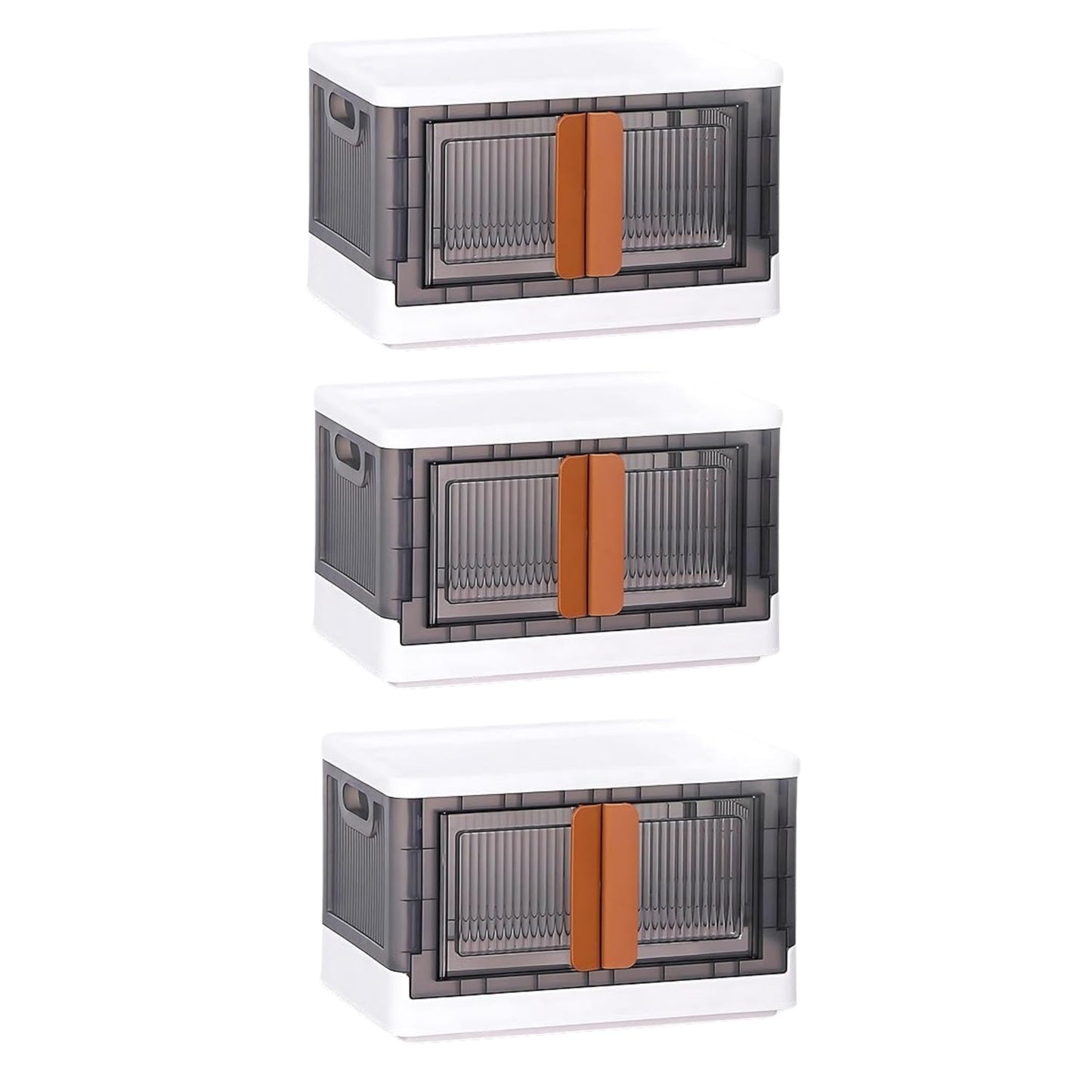 Modular black and white wardrobe storage organizer with moveable wheels