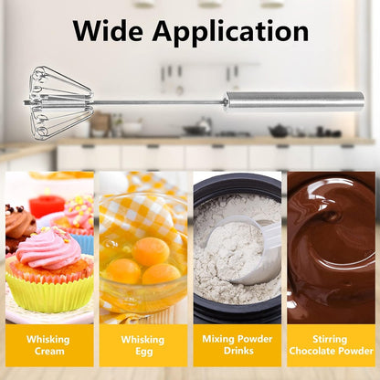 Hand push whisk kitchen use