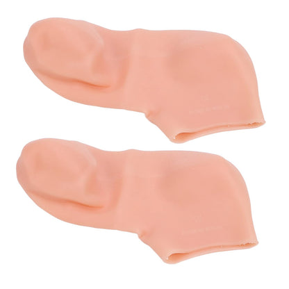 Non-slip bottom silicone moisturizing socks for dry rough feet