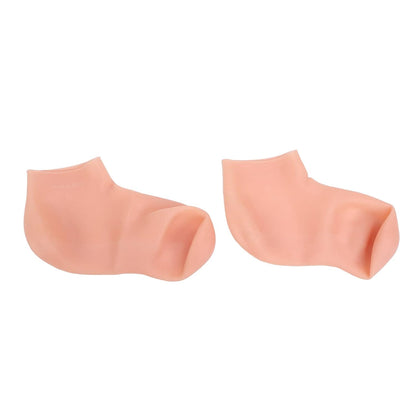 Hydrating gel silicone moisturizing socks for cracked heel treatment