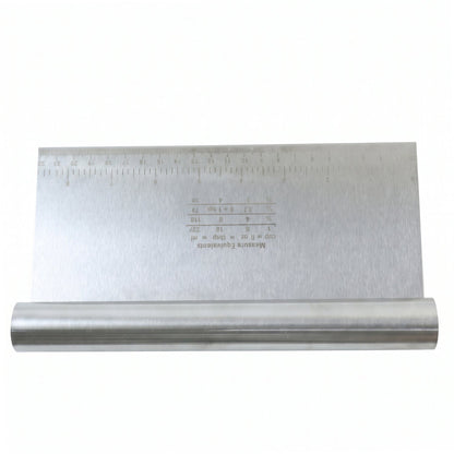 Big Stainless Steel Dough Scraper Cutter 22 X 12 Cm With Scale (1 Pc)