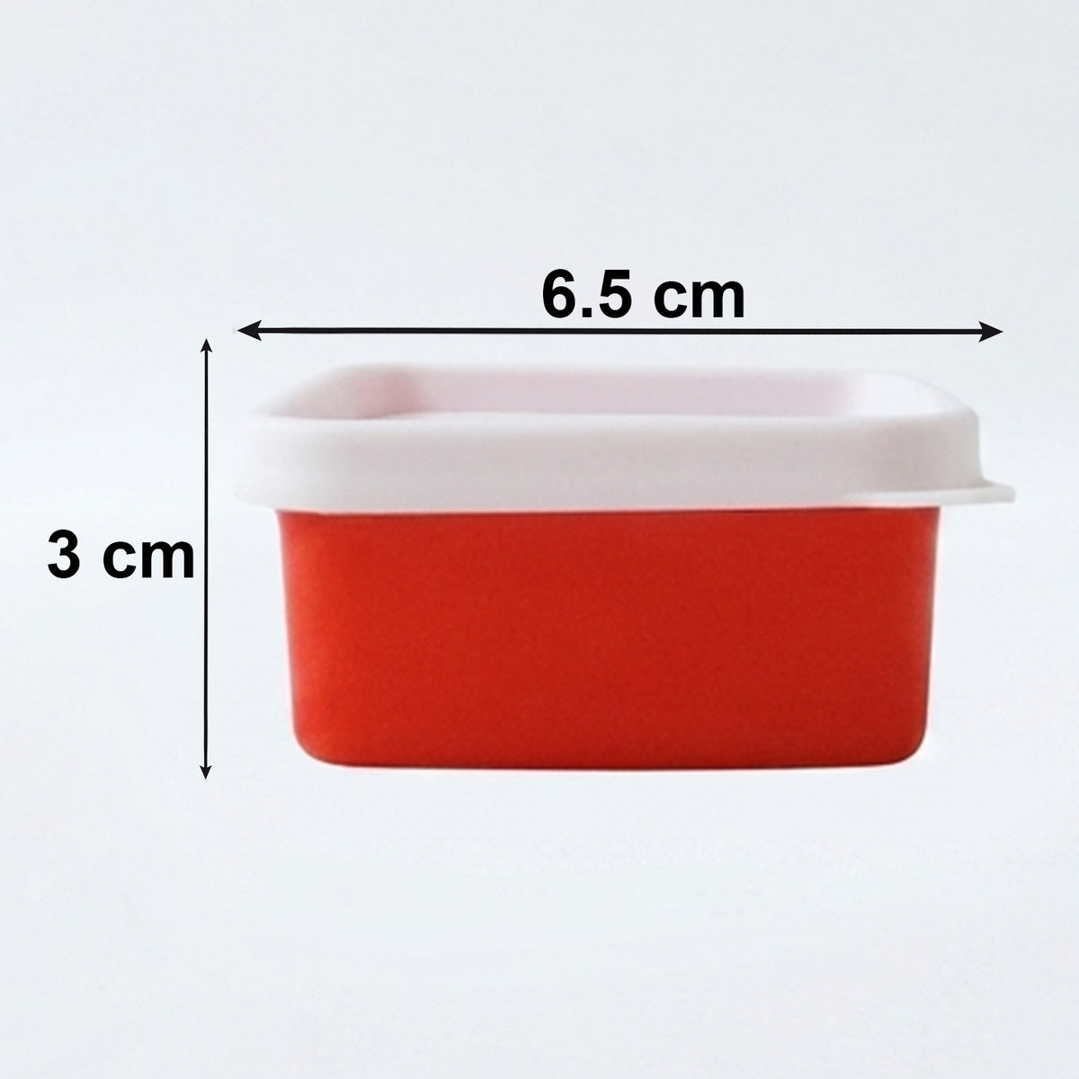 Mini Plastic Food Storage Container With Lid Set (3 Pc)
