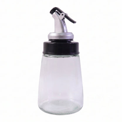 Glass Oil Dispenser Bottle  No-drip Spout 170 Ml Capacity