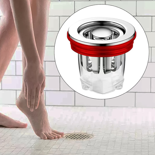 Plastic Odour Proof Floor Drain Sink Drain For Toilet Bathroom Kitchen (1 Pc)
