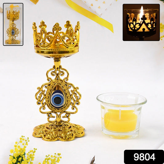 Floral design tea light candle holder perfect for Diwali decoration