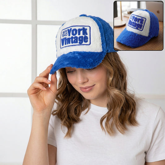 Trendy New York Vintage Style Winter Furry Cap (1 Pc)