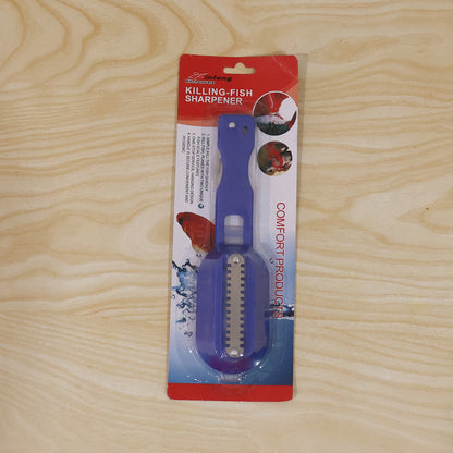 Fish Scaler Scraper With Lid Scale Remover Skin Cleaner For Kitchen (1 Pc)