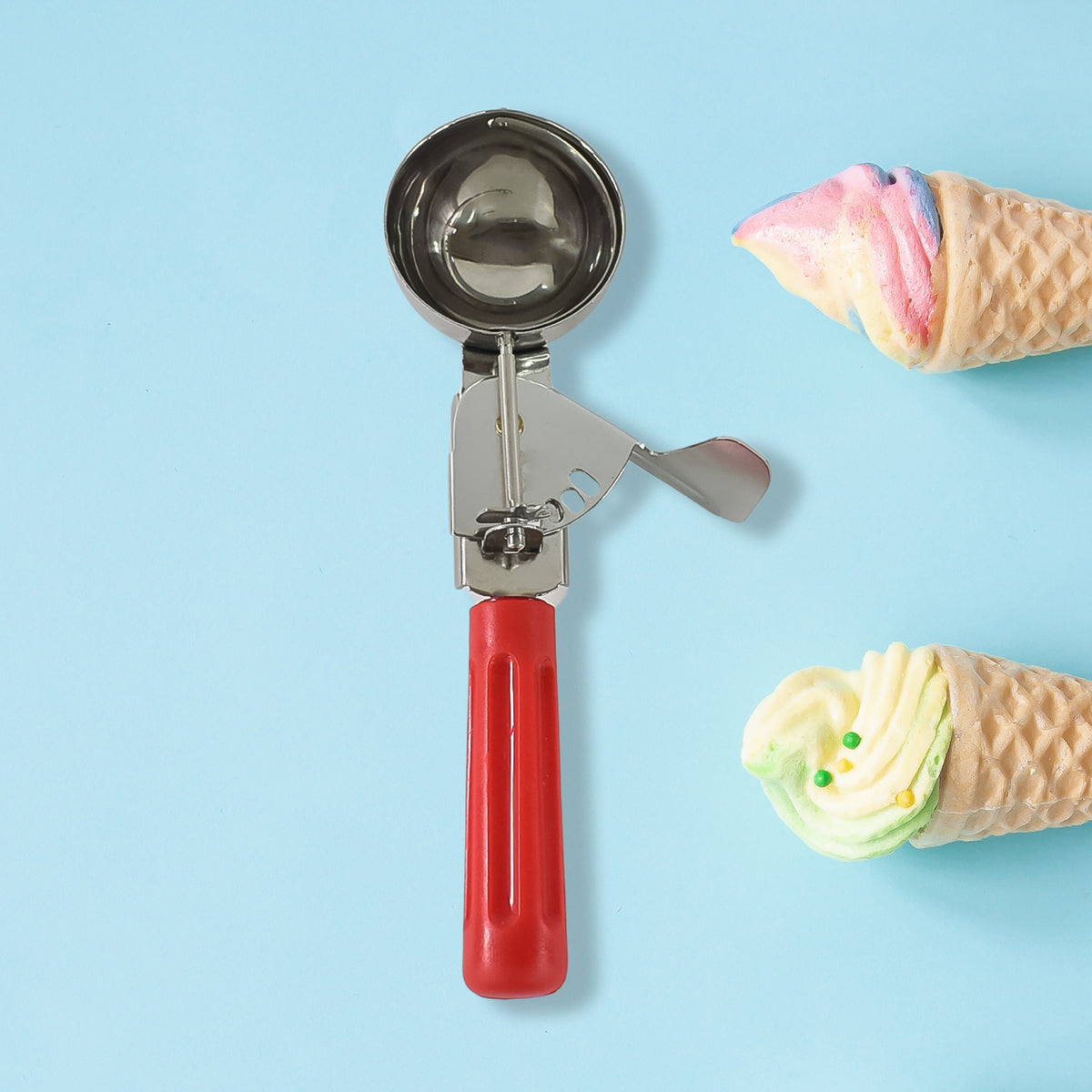 Apex Ice Cream Scoop  70 Ml Stainless Steel Head With Ergonomic Handle (1 Pc)